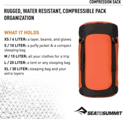 Sea To Summit Compression Sack - X-Large -Lowe Gear Adventure Shop 81wWp2Xa1uL. AC SX679 1