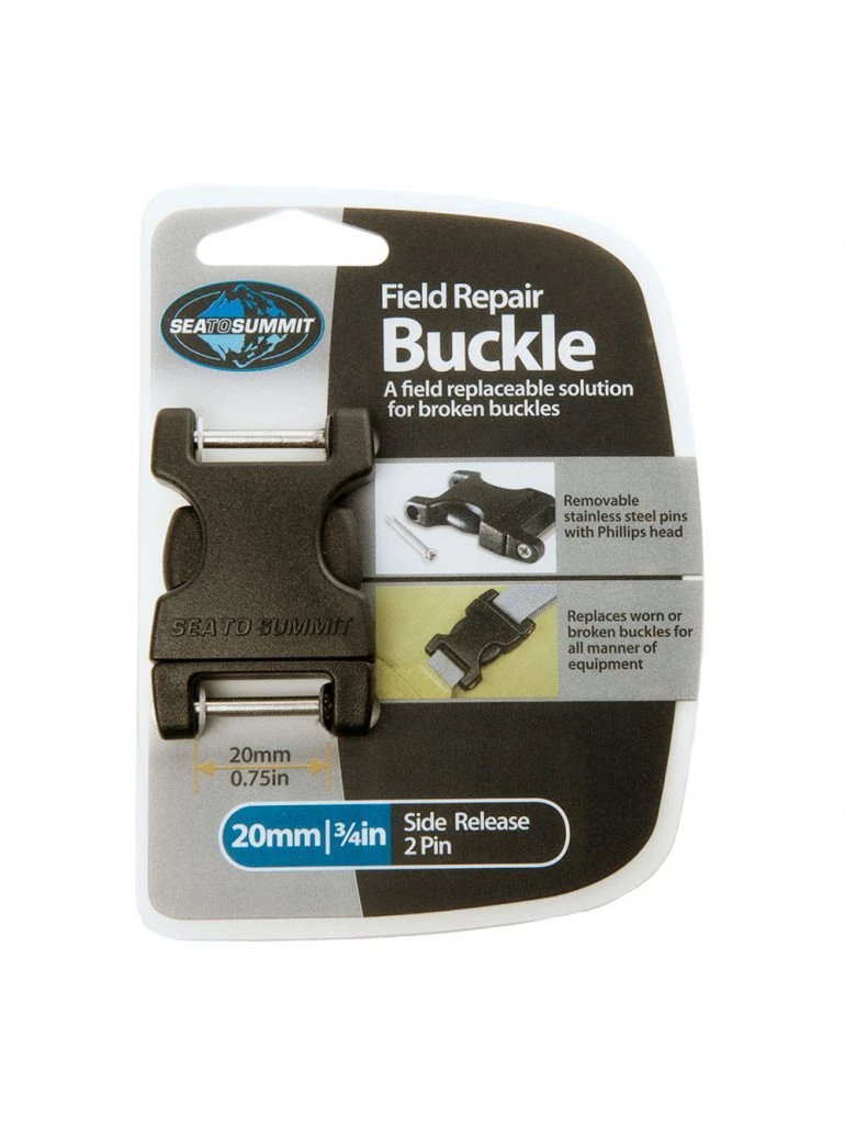 Sea To Summit 2 Pin S-Release Field Repair Buckle - 20mm 1 Sea To Summit 2 Pin S-Release Field Repair Buckle - 20mm