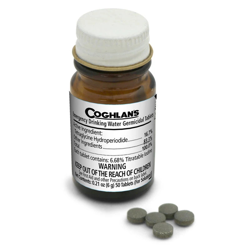 Coghlans Emergency Drinking Water Tablets Water Disinfectant 2 Coghlans Emergency Drinking Water Tablets Water Disinfectant - Image 2