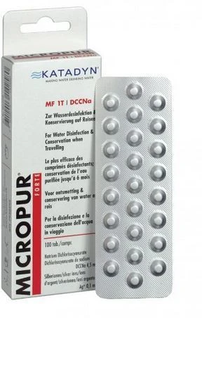 Katadyn Micropur Forte Tablets 100pack Water Filtration 1 Katadyn Micropur Forte Tablets 100pack Water Filtration