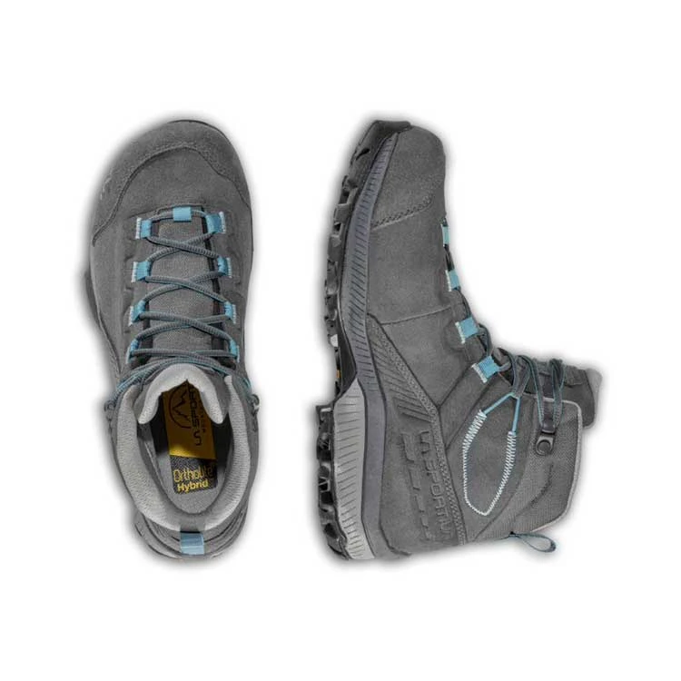 La Sportiva TX Hike Mid Leather GTX Womens Hiking Boot - Carbon/Lagoon 6 La Sportiva TX Hike Mid Leather GTX Womens Hiking Boot - Carbon/Lagoon - Image 6