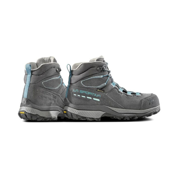 La Sportiva TX Hike Mid Leather GTX Womens Hiking Boot - Carbon/Lagoon 7 La Sportiva TX Hike Mid Leather GTX Womens Hiking Boot - Carbon/Lagoon - Image 7