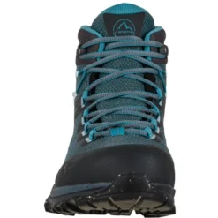 La Sportiva TX Hike Mid GTX Womens Hiking Shoe - Topaz/Carbon -Lowe Gear Adventure Shop LaSportiva TXHikeMidGTX Womens Topaz carbon 5 314399
