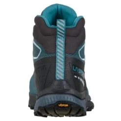 La Sportiva TX Hike Mid GTX Womens Hiking Shoe - Topaz/Carbon -Lowe Gear Adventure Shop LaSportiva TXHikeMidGTX Womens Topaz carbon 6 373010