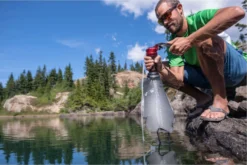 MSR DromLite Water Storage Bag -Lowe Gear Adventure Shop MSR DromLite Water Storage Bag person 2