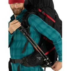Osprey Aether Plus 70 Litre Mens Hiking Backpack -Lowe Gear Adventure Shop OspreyAetherPlus70 poles 751867