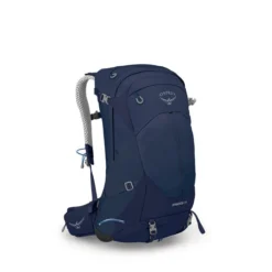 Osprey Stratos 34 Litre Mens Hiking Daypack -Lowe Gear Adventure Shop Osprey Stratos 34 Mens Daypack Cetacean Blue