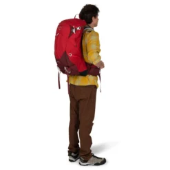 Osprey Stratos 34 Litre Mens Hiking Daypack -Lowe Gear Adventure Shop Osprey Stratos 34 Mens Daypack Poinsetta Red 05