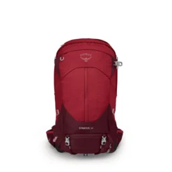Osprey Stratos 34 Litre Mens Hiking Daypack -Lowe Gear Adventure Shop Osprey Stratos 34 Mens Daypack Poinsetta Red 07