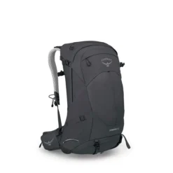 Osprey Stratos 34 Litre Mens Hiking Daypack -Lowe Gear Adventure Shop Osprey Stratos 34 Mens Daypack Tunnel Grey
