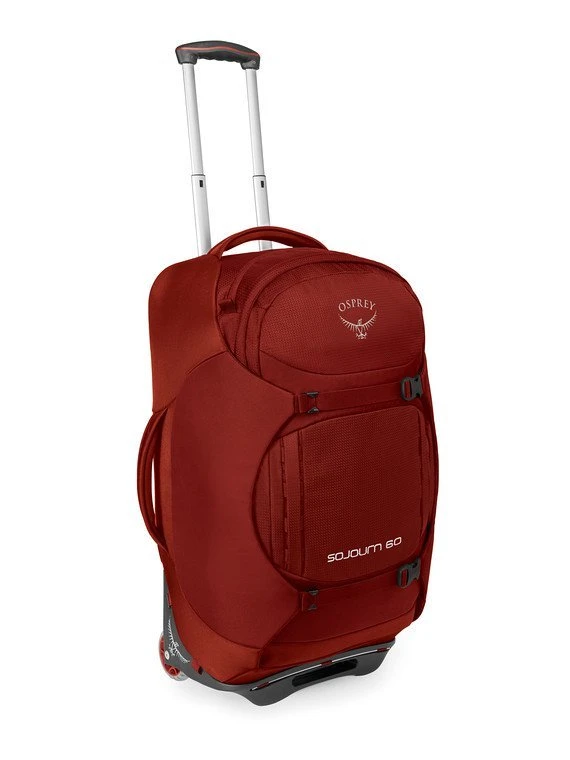 Osprey Sojourn 60 Litre 25 Inch Wheeled Travel Backpack - Flash Black 2 Osprey Sojourn 60 Litre 25 Inch Wheeled Travel Backpack - Flash Black - Image 2