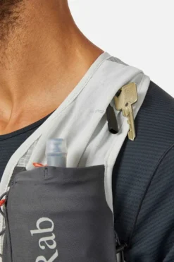 Rab Veil 2 Litre Lightweight Running Vest -Lowe Gear Adventure Shop RAB Veil 2 Litre Lightweight Running Vest Gargoyle Graphene 06