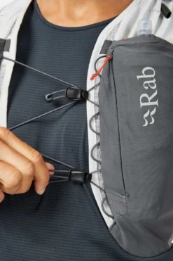 Rab Veil 2 Litre Lightweight Running Vest -Lowe Gear Adventure Shop RAB Veil 2 Litre Lightweight Running Vest Gargoyle Graphene 07