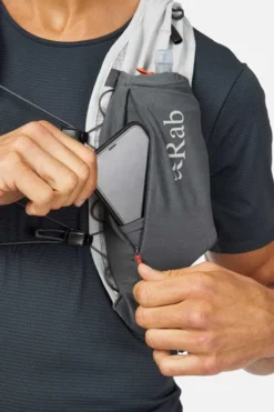 Rab Veil 2 Litre Lightweight Running Vest -Lowe Gear Adventure Shop RAB Veil 2 Litre Lightweight Running Vest Gargoyle Graphene 08