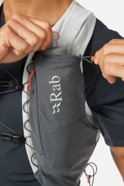 Rab Veil 2 Litre Lightweight Running Vest -Lowe Gear Adventure Shop RAB Veil 2 Litre Lightweight Running Vest Gargoyle Graphene 09
