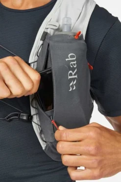 Rab Veil 6 Litre Lightweight Running Vest -Lowe Gear Adventure Shop RAB Veil 6 Litre Lightweight Vest Gargoyle Graphene 05