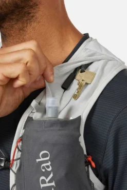 Rab Veil 6 Litre Lightweight Running Vest -Lowe Gear Adventure Shop RAB Veil 6 Litre Lightweight Vest Gargoyle Graphene 07