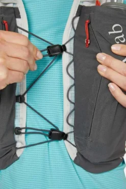 Rab Veil 6 Litre Lightweight Running Vest -Lowe Gear Adventure Shop RAB Veil 6 Litre Lightweight Vest Gargoyle Graphene 10