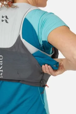Rab Veil 6 Litre Lightweight Running Vest -Lowe Gear Adventure Shop RAB Veil 6 Litre Lightweight Vest Gargoyle Graphene 11