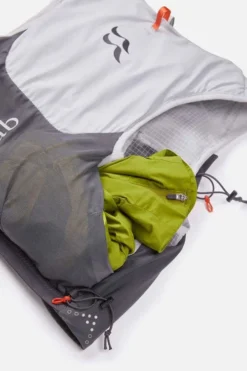 Rab Veil 6 Litre Lightweight Running Vest -Lowe Gear Adventure Shop RAB Veil 6 Litre Lightweight Vest Gargoyle Graphene 14