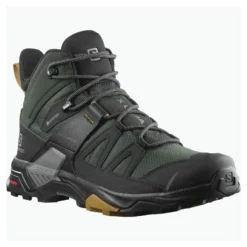 Salomon X Ultra 4 MID GTX Mens Hiking Boot - Green Gables/Black/Cumin