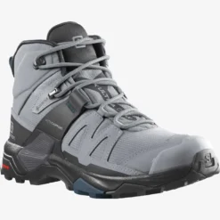 Salomon X Ultra 4 MID GTX Women's Hiking Boot - Quarry/Black/Legion Blue