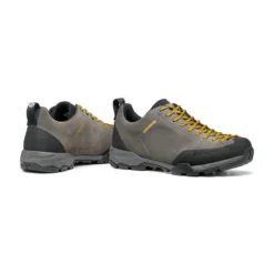 Scarpa Mojito Trail GTX Mens Hiking Shoe - Titanium/Mustard -Lowe Gear Adventure Shop Scarpa MojitoTrailGTX Titanium Mustard 07