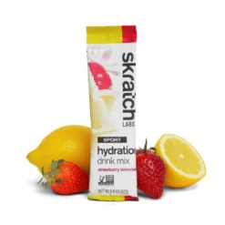 Skratch Labs Sport Hydration Drink Mix - Single -Lowe Gear Adventure Shop Skatch Labs Sport Hydration Drink Mix Single Strawberry Lemonade 01