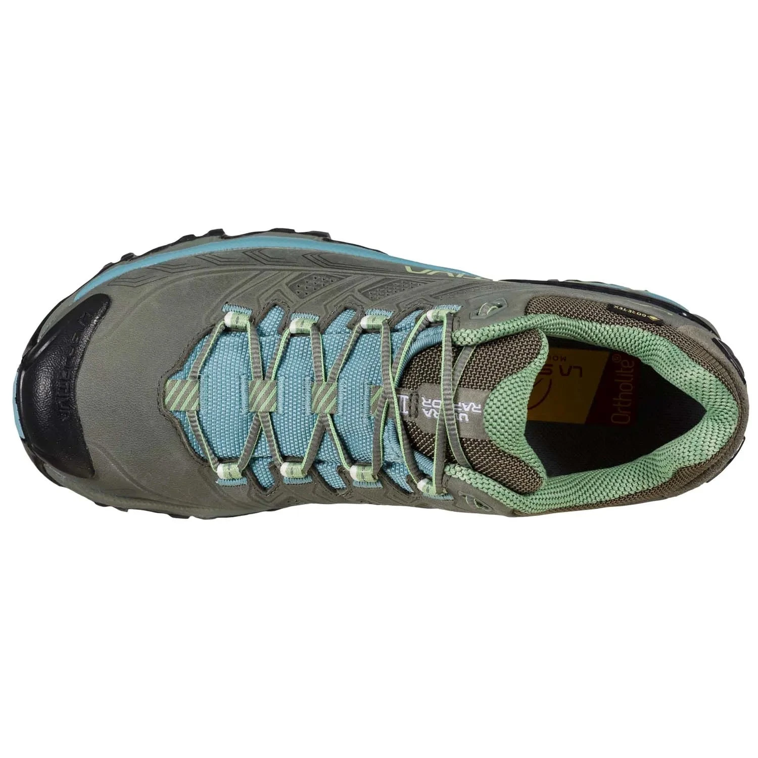 La Sportiva Ultra Raptor II Leather Wide GTX Womens Hiking Shoe - Clay/Mist 4 La Sportiva Ultra Raptor II Leather Wide GTX Womens Hiking Shoe - Clay/Mist - Image 4