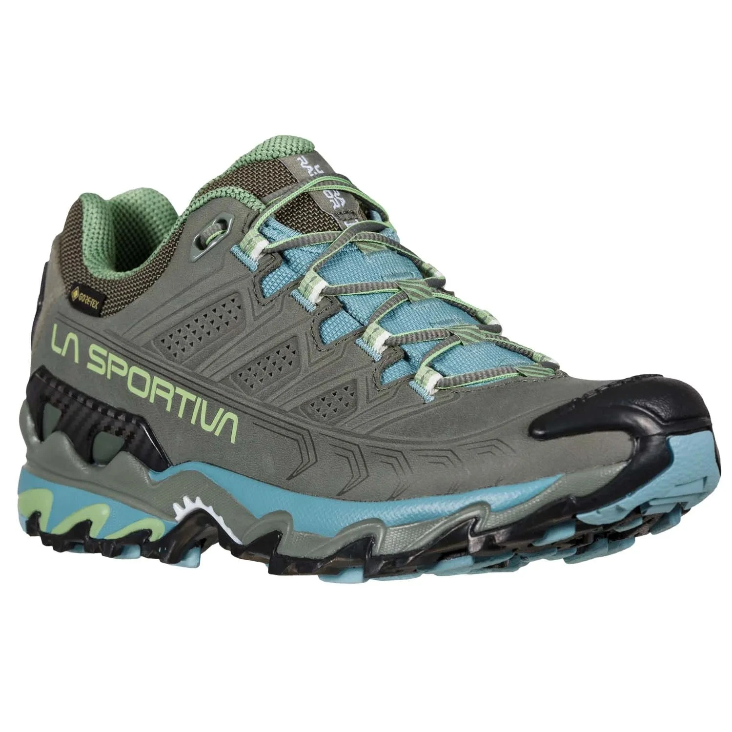 La Sportiva Ultra Raptor II Leather Wide GTX Womens Hiking Shoe - Clay/Mist 1 La Sportiva Ultra Raptor II Leather Wide GTX Womens Hiking Shoe - Clay/Mist