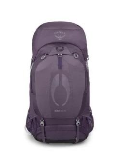 Osprey Aura AG 65 Litre Womens Hiking Backpack -Lowe Gear Adventure Shop auraag65 enchantmentpurple 3