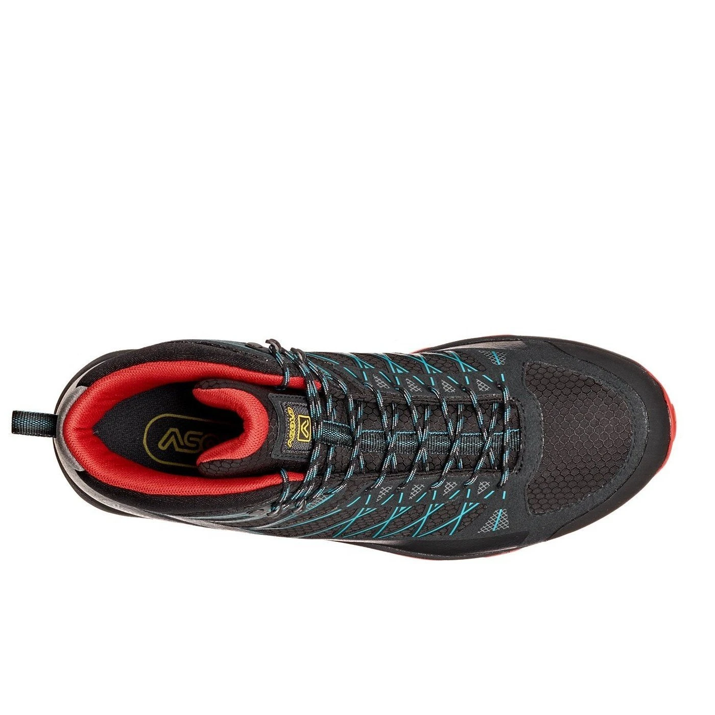 Asolo Grid Mid GV Mens Hiking Boot - Black/Red 2 Asolo Grid Mid GV Mens Hiking Boot - Black/Red - Image 2