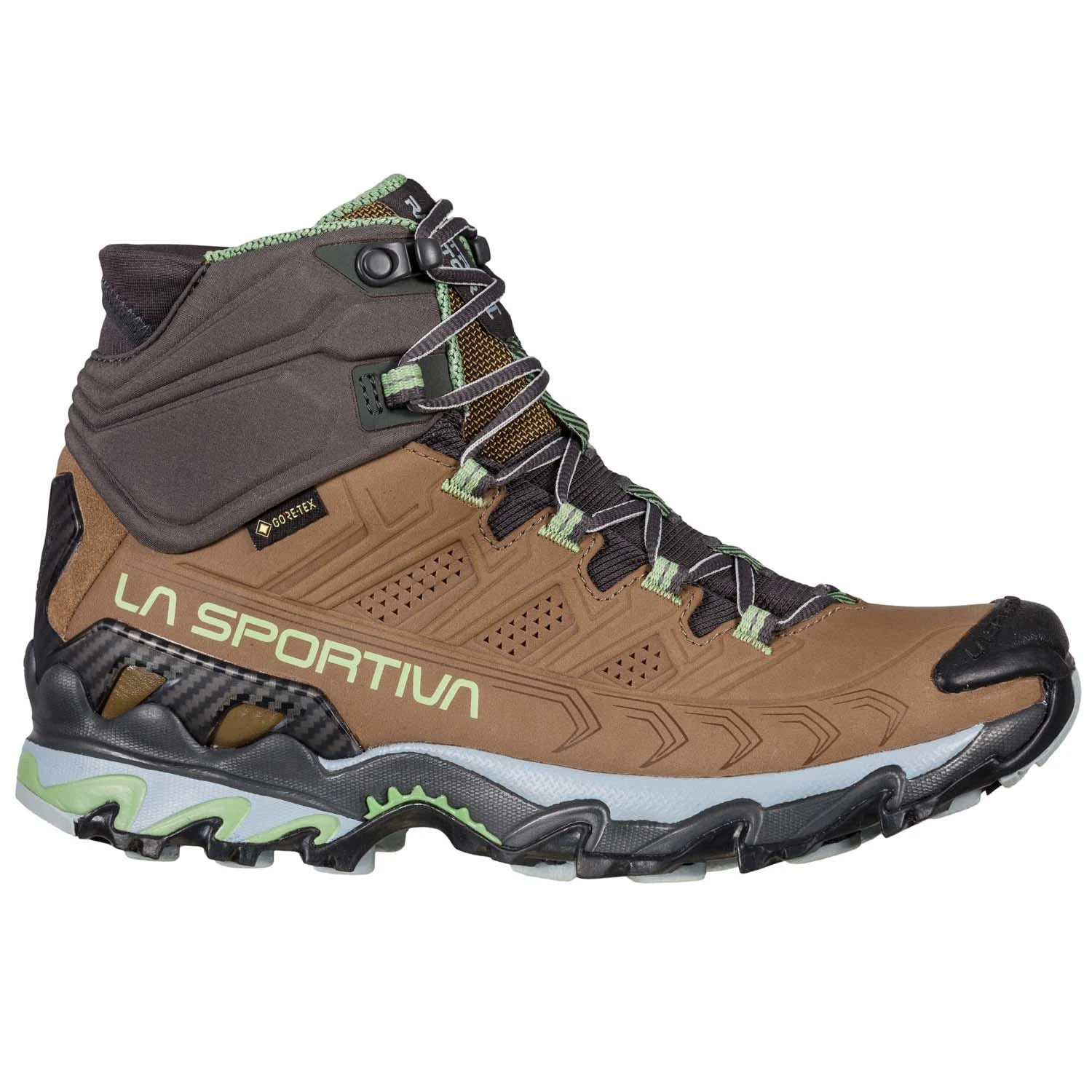 La Sportiva Ultra Raptor II Mid Leather GTX Womens Hiking Boot - Taupe/Sage 6 La Sportiva Ultra Raptor II Mid Leather GTX Womens Hiking Boot - Taupe/Sage - Image 6