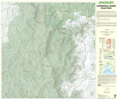 World Wide Maps Fraser Island (Kgari) Great Walks Map 1 World Wide Maps Fraser Island (Kgari) Great Walks Map
