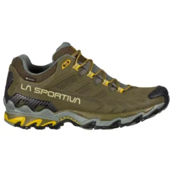 La Sportiva Ultra Raptor II Leather Wide GTX Mens Hiking Shoe - Ivy/Cedar -Lowe Gear Adventure Shop ultra raptor ii leather gtx man brown 4